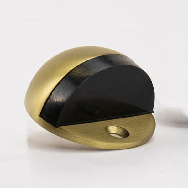 Lockwood Half Moon Door Stop Satin Brass