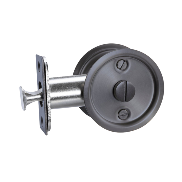 Lockwood Vivid Cavity Slider Privacy Set Satin Gunmetal