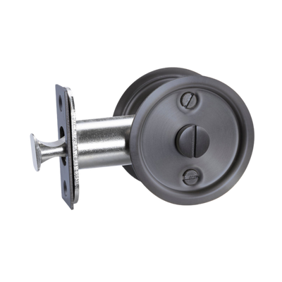 Lockwood Vivid Cavity Slider Privacy Set Satin Gunmetal