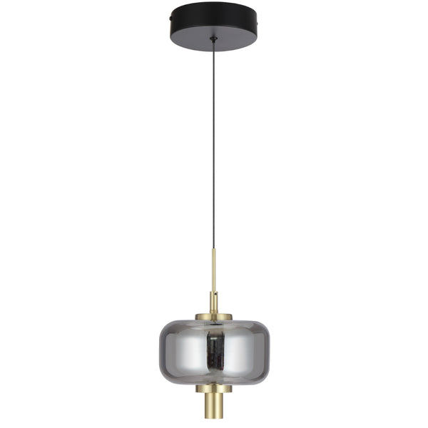 Telbix Volen 1 Light Pendant Black