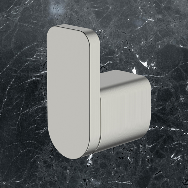 Abey Vela Robe Hook Brushed Nickel
