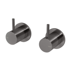 Phoenix Vivid Slimline Wall Top Assemblies Lead Free Brushed Carbon