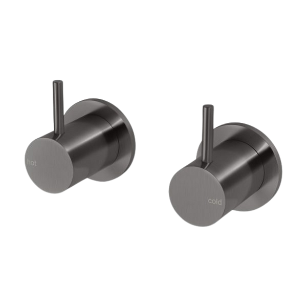 Phoenix Vivid Slimline Wall Top Assemblies Lead Free Brushed Carbon