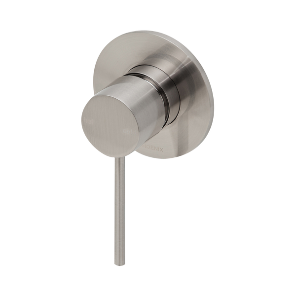 Phoenix Vivid Slimline SwitchMix Wall / Shower Mixer (Complete Kit) Lead Free Brushed Nickel