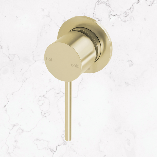 Phoenix Vivid Slimline SwitchMix Shower/Wall Mixer 60mm Backplate (Fit-Off Kit) Brushed Gold Lead Free