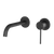 Phoenix Vivid Slimline SwitchMix Wall Basin / Bath Mixer Set 60mm Backplates (Fit-Off Kit Only) Lead Free Matte Black