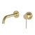 Phoenix Vivid Slimline SwitchMix Wall Basin / Bath Mixer Set 60mm Backplates (Fit-Off Kit Only) Lead Free Brushed Gold