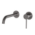 Phoenix Vivid Slimline SwitchMix Wall Basin / Bath Mixer Set 60mm Backplates (Fit-Off Kit Only) Lead Free Brushed Carbon