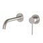Phoenix Vivid Slimline SwitchMix Wall Basin/Bath Mixer Set 60mm Backplates (Fit-Off Kit) Lead Free Brushed Nickel