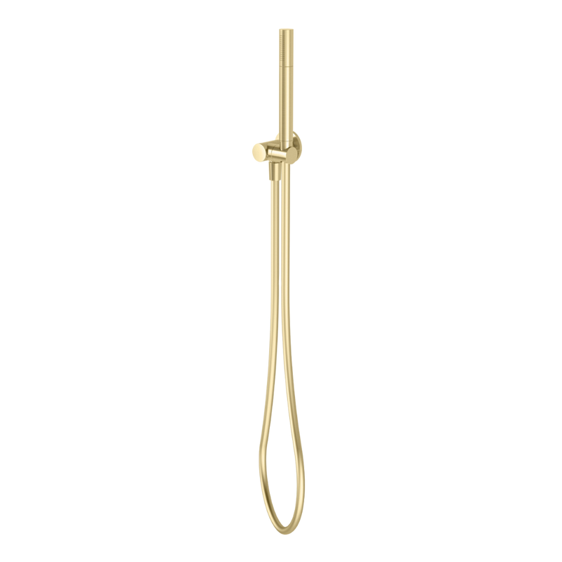 Vivid Slimline Microphone Hand Shower Brushed Gold