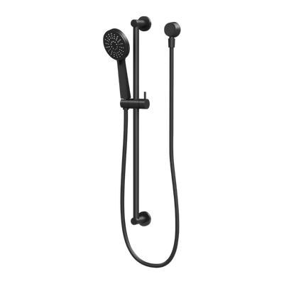 Vivid Slimline Rail Shower Matte Black