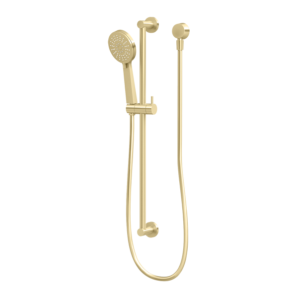 Phoenix Vivid Slimline Rail Shower Brushed Gold
