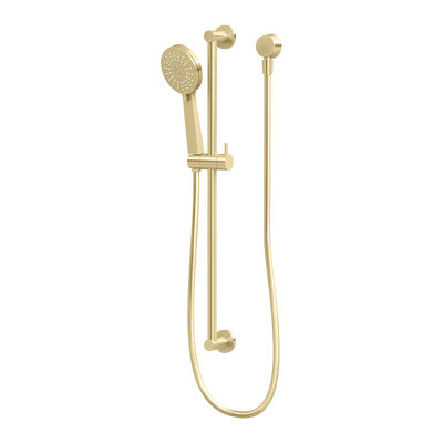 Vivid Slimline Rail Shower Brushed Gold