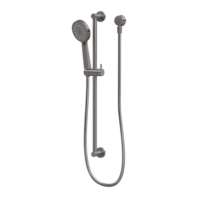 Vivid Slimline Rail Shower Brushed Carbon