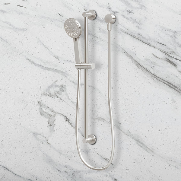 Phoenix Vivid Slimline Rail Shower Brushed Nickel