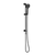 Phoenix Vivid Slimline Water Through Rail Shower Matte Black