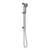 Phoenix Vivid Slimline Water Through Rail Shower Brushed Carbon