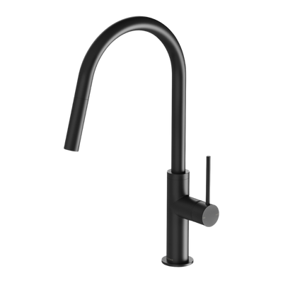 Vivid Slimline Matte Black Pull Out Sink Mixer