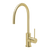 Phoenix Vivid Slimline Sink Mixer 220mm Gooseneck Brushed Gold