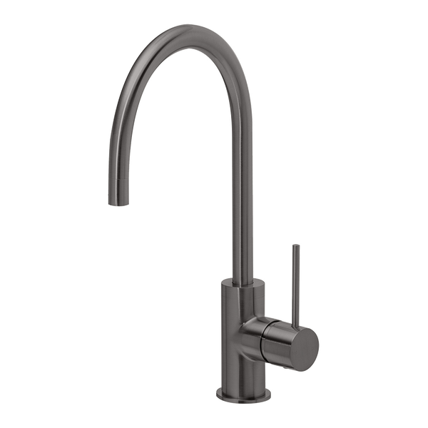 Phoenix Vivid Slimline Sink Mixer 220mm Gooseneck Brushed Carbon