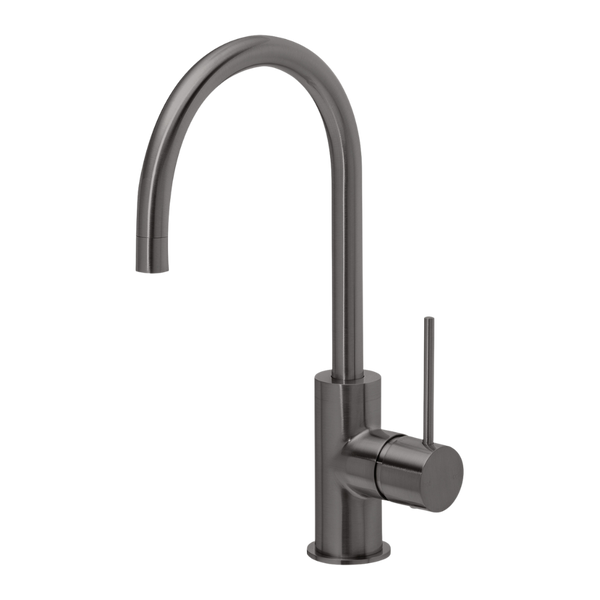 Phoenix Vivid Slimline Brushed Carbon Sink Mixer 160mm Gooseneck