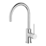 Vivid Slimline Chrome Sink Mixer 160mm Gooseneck