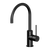 Vivid Slimline Matte Black Sink Mixer 160mm Gooseneck