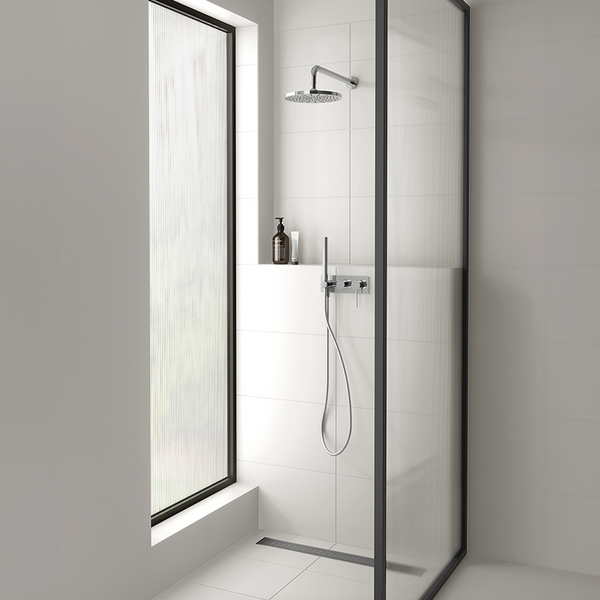 Phoenix Vivid Slimline Wall Shower System Chrome