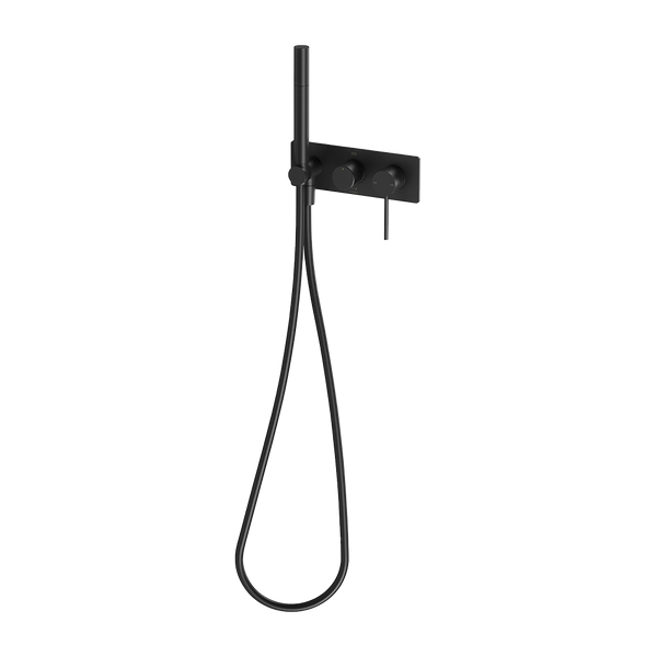 Phoenix Vivid Slimline Wall Shower System Matte Black