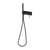 Phoenix Vivid Slimline Wall Shower System Matte Black