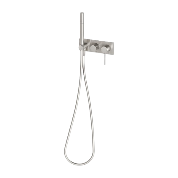 Phoenix Vivid Slimline Wall Shower System Brushed Nickel
