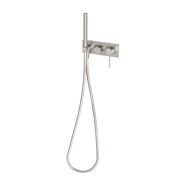 Phoenix Vivid Slimline Wall Shower System Brushed Nickel