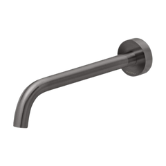 Phoenix Vivid Slimline Basin Outlet 230mm Curved Lead Free Brushed Carbon
