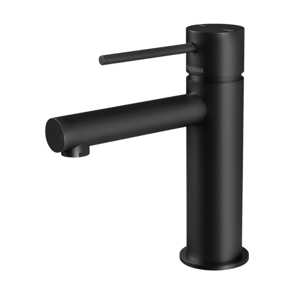Phoenix Vivid Slimline Basin Mixer Lead Free Matte Black