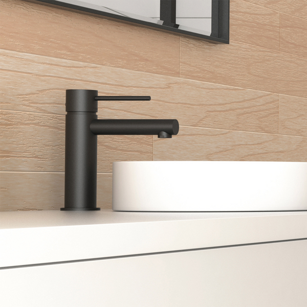 Phoenix Vivid Slimline Basin Mixer Lead Free Matte Black