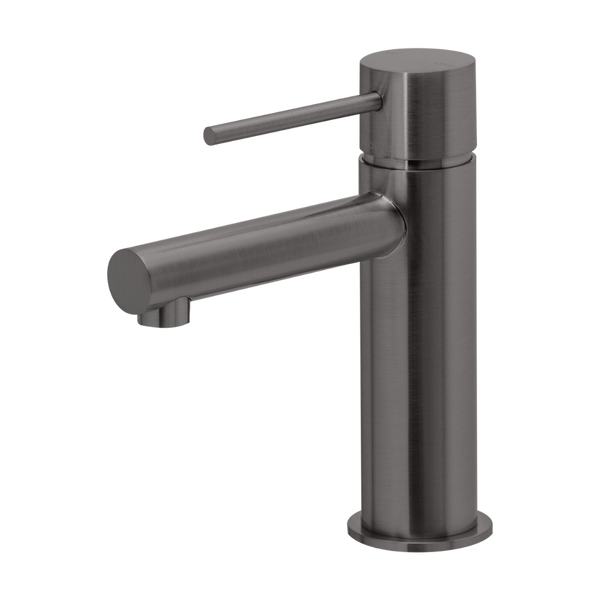 Phoenix Vivid Slimline Basin Mixer Brushed Carbon Lead Free