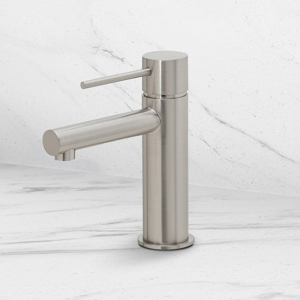 Phoenix Vivid Slimline Basin Mixer Lead Free Brushed Nickel