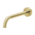 Phoenix Vivid Slimline Wall Basin Outlet 180mm Curved Brushed Gold