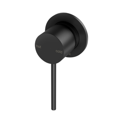 Vivid Slimline Shower / Wall Mixer 60mm Backplate Matte Black