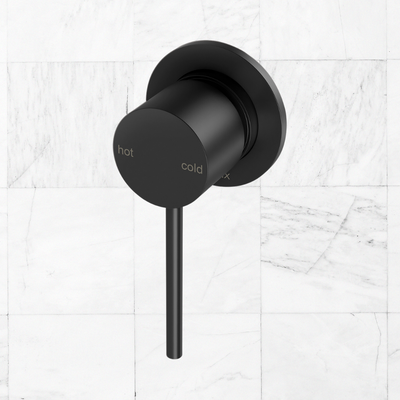 Vivid Slimline Shower / Wall Mixer 60mm Backplate Matte Black