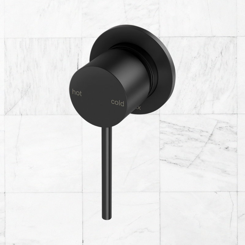 Vivid Slimline Shower / Wall Mixer 60mm Backplate Matte Black