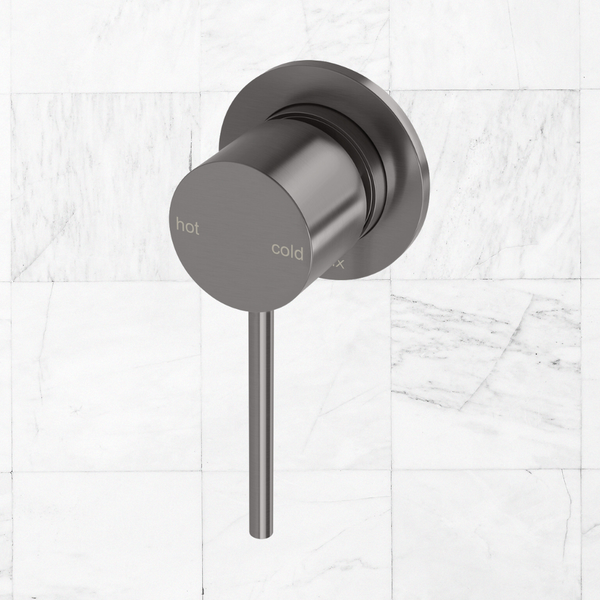 Phoenix Vivid Slimline SwitchMix Shower / Wall Mixer 60mm Backplate Brushed Carbon