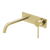 Phoenix Vivid Slimline SwitchMix Wall Bath Mixer Set 230mm Curved Brushed Gold