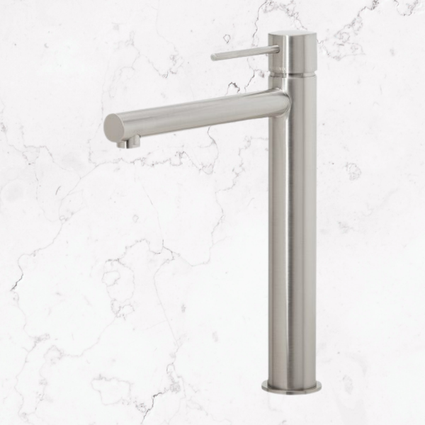 Phoenix Vivid Slimline Vessel Mixer Brushed Nickel Lead Free