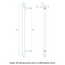 Straight Round Vertical Single Heated Towel Rail Brushed Nickel