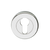 Lockwood Velocity 55mm Round Rose Euro Cylinder Escutcheon Chrome