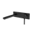 Phoenix Vivid Slimline Oval SwitchMix Wall Basin/Bath Mixer Set 175mm (Complete Kit) Matte Black Lead Free