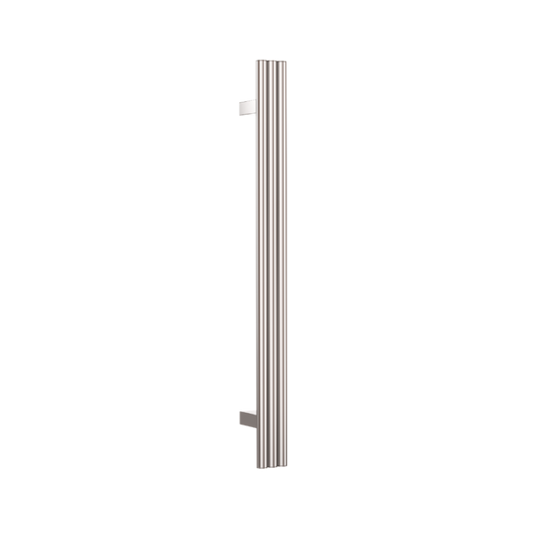 Thermogroup Triple Tube Vertical Single Heated Towel Rail Polished Stainless Steel