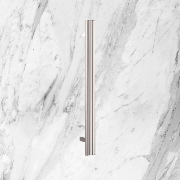 Thermogroup Triple Tube Vertical Single Heated Towel Rail Polished Stainless Steel