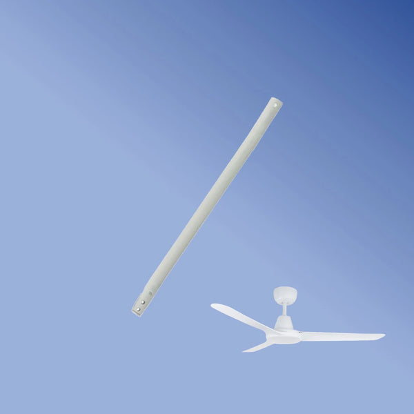 Ventair Spyda EC 900mm Extension Rod with Wiring Loom Satin White